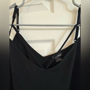 City Chic Black Strappy Top size 14